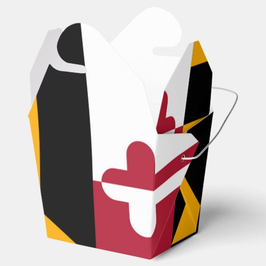 Maryland State Flag Design Display Bedankdoosjes (Geopend)