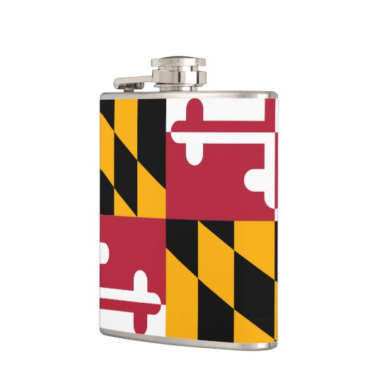 Maryland State Flag Design Display Heupfles (Links)