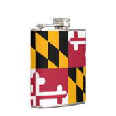 Maryland State Flag Design Display Heupfles (Rechts)