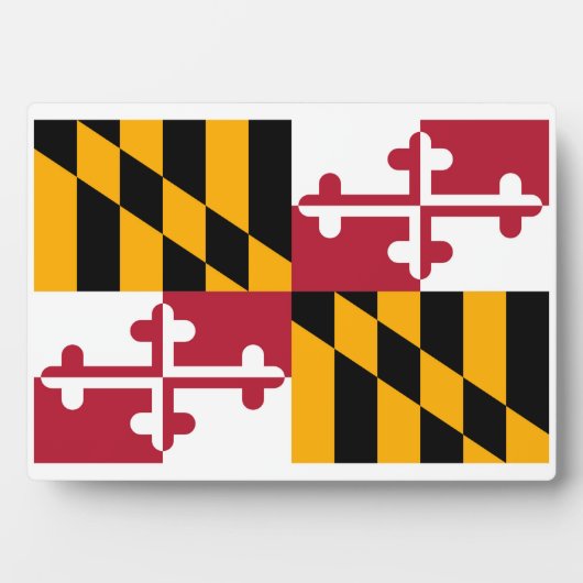 Maryland State Flag Design Fotoplaat (voorkant)