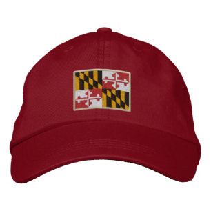 Maryland State Flag Design Geborduurde Pet