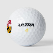 Maryland State Flag Design Golfballen (Logo)