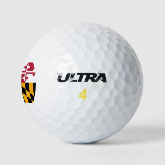 Maryland State Flag Design Golfballen (Logo)