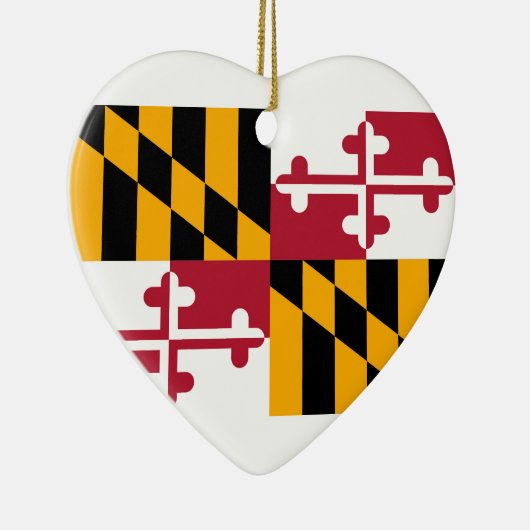 Maryland State Flag Design Keramisch Ornament (Rechts)