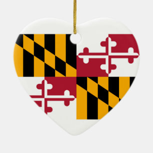 Maryland State Flag Design Keramisch Ornament
