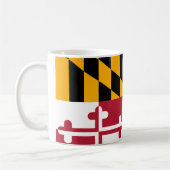 Maryland State Flag Design Koffiemok (Links)