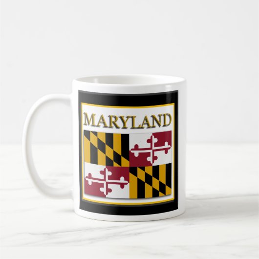 Maryland State Flag Design Koffiemok (Links)