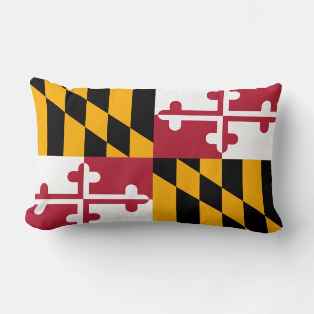 Maryland State Flag Design Kussen (Voorkant)