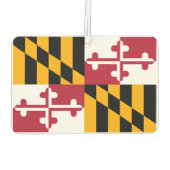 Maryland State Flag Design Luchtverfrisser (Achterkant)