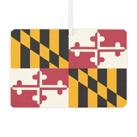 Maryland State Flag Design Luchtverfrisser (Voorkant)