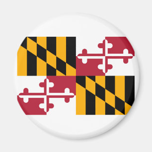 Maryland State Flag Design Magneet