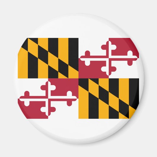 Maryland State Flag Design Magneet (Voorkant)