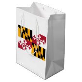 Maryland State Flag Design Medium Cadeauzakje (Achterkant Gekanteld)