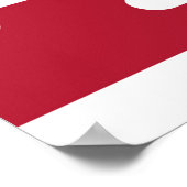 Maryland State Flag Design Poster (Hoek)