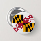 Maryland State Flag Design Ronde Button 5,7 Cm (Voorkant /achterkant)