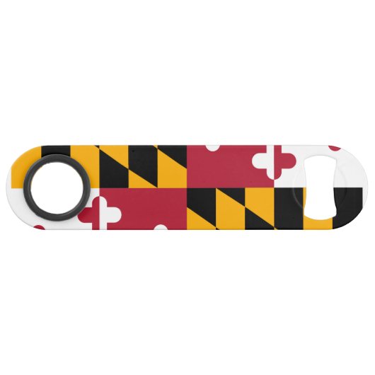 Maryland State Flag Design Speed Flessenopener (Voorkant (Horizontaal))