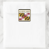 Maryland State Flag Design Sticker (Tas)