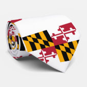 Maryland State Flag Design Stropdas (Opgerold)