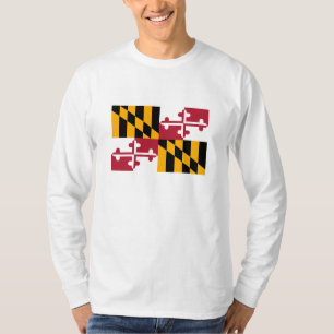 Maryland State Flag Design T-shirt