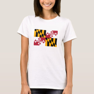 Maryland State Flag Design T-shirt