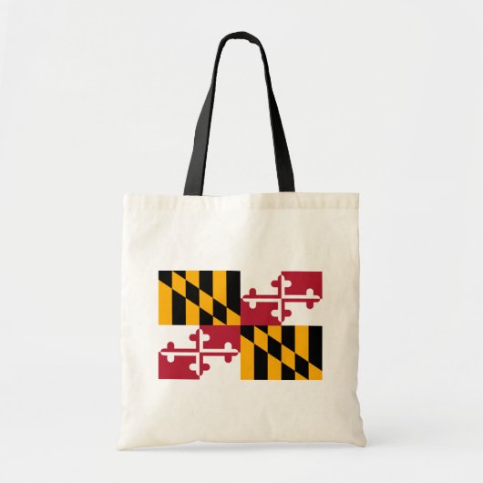 Maryland State Flag Design Tote Bag (Voorkant)