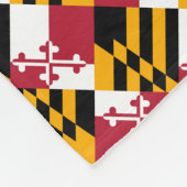 Maryland State Flag Festive Design Fleece Deken (Hoek)