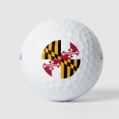 Maryland State Flag Festive Design Golfballen (Voorkant)
