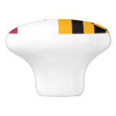 Maryland State Flag Festive Design Keramische Knop (Zijkant)