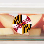 Maryland State Flag Festive Design Labels (Aangebracht)