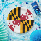 Maryland State Flag Festive Design Papieren Bordje (Feest)