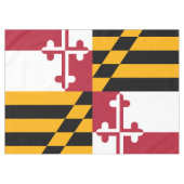 Maryland State Flag Festive Design Tafelkleed (Voorkant (Horizontaal))