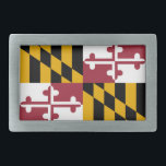 MARYLAND STATE FLAG GESP<br><div class="desc">Onder de vlag van de staat Maryland bevindt zich de 17e-eeuwse heraldische wapenhandelaar van Cecil,  2e Baron Baltimore.</div>