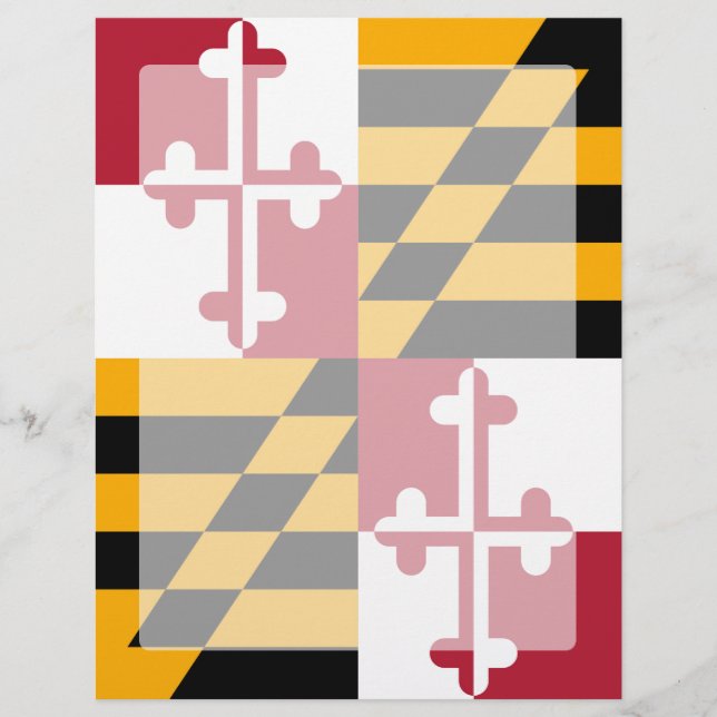 Maryland State Flag Graphic (Voorkant)