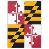 Maryland State Flag Graphic Klembord (Achterkant)
