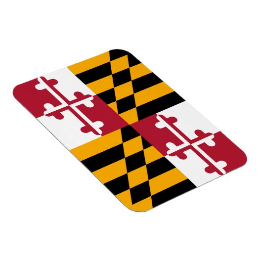 Maryland State Flag Graphic Magneet (Rechterzijde)