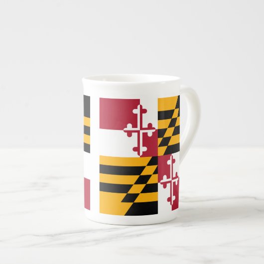 Maryland State Flag Graphic Porselein Kop (Voorkant rechts)