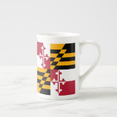 Maryland State Flag Graphic Porselein Kop (Rechts)