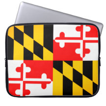 Maryland State Flag Laptop Hoesje