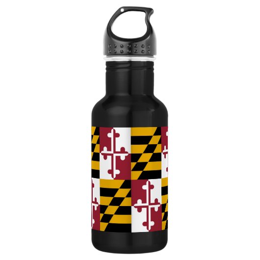 Maryland State Flag Liberty Bottle Waterfles (Voorkant)