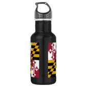 Maryland State Flag Liberty Bottle Waterfles (Achterkant)