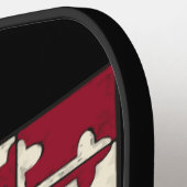 Maryland State Flag Pickleball Paddle (Links Detail)