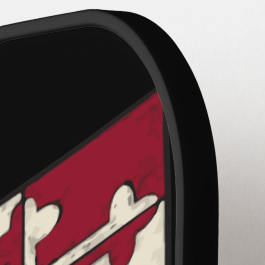 Maryland State Flag Pickleball Paddle (Links Detail)