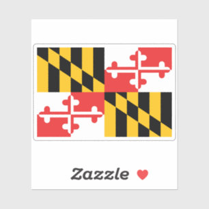 Maryland State Flag Sticker