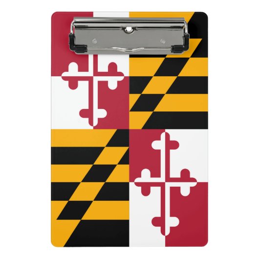 Maryland State Flag Style Decor Mini Klembord (Voorkant)