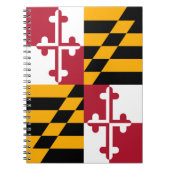 Maryland State Flag Style Decor Notitieboek (Voorkant)