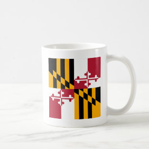 Maryland State Flag Stylish Display Koffiemok