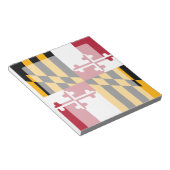 Maryland State Flag Stylish Display Notitieblok (Schuin)