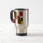 Maryland State Flag Stylish Display Reisbeker (Voorkant links)