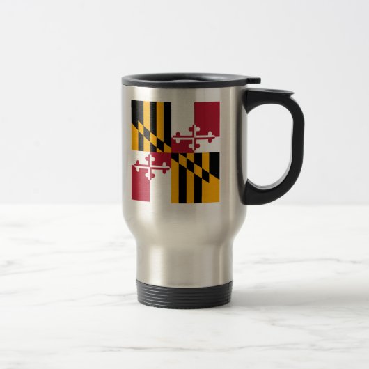 Maryland State Flag Stylish Display Reisbeker (Rechts)