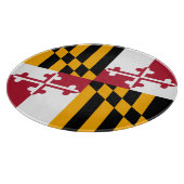 Maryland State Flag Stylish Display Snijplank (Hoek)